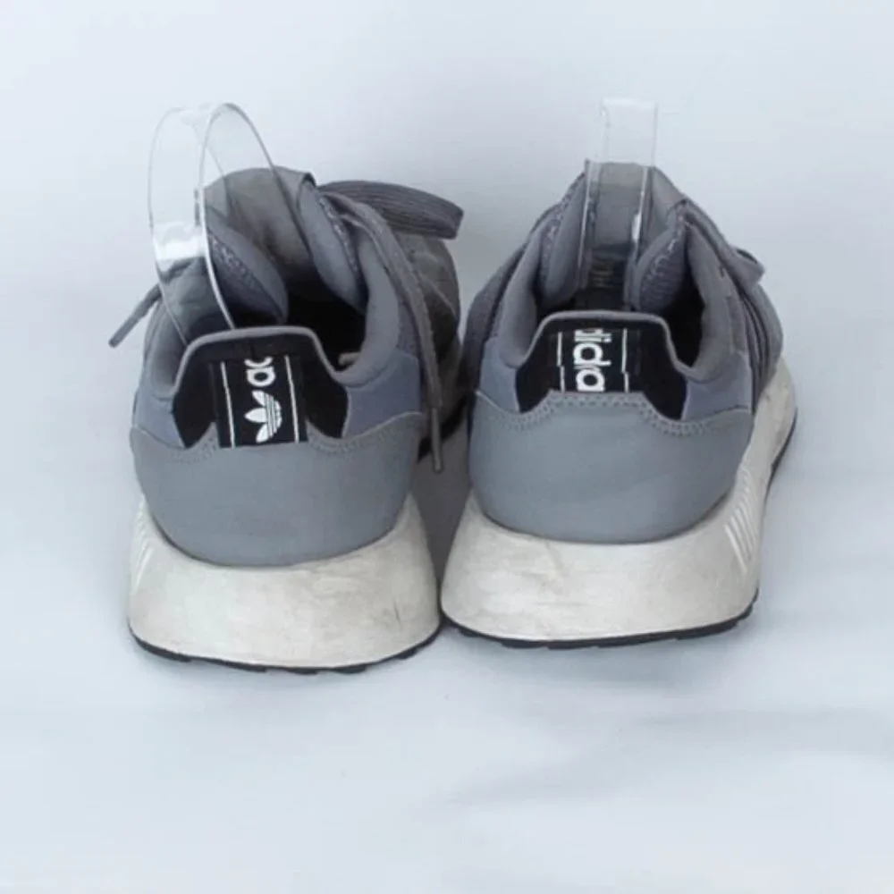 Adidas Multix‎ Mens Grey Black Athletic Sneakers Shoes Size 5.5 Running Outdoors